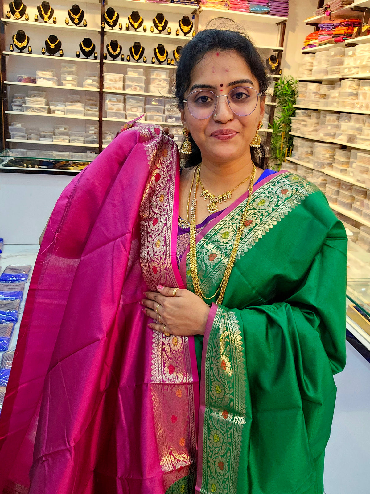 Saree un stiched blouse code SLS 725