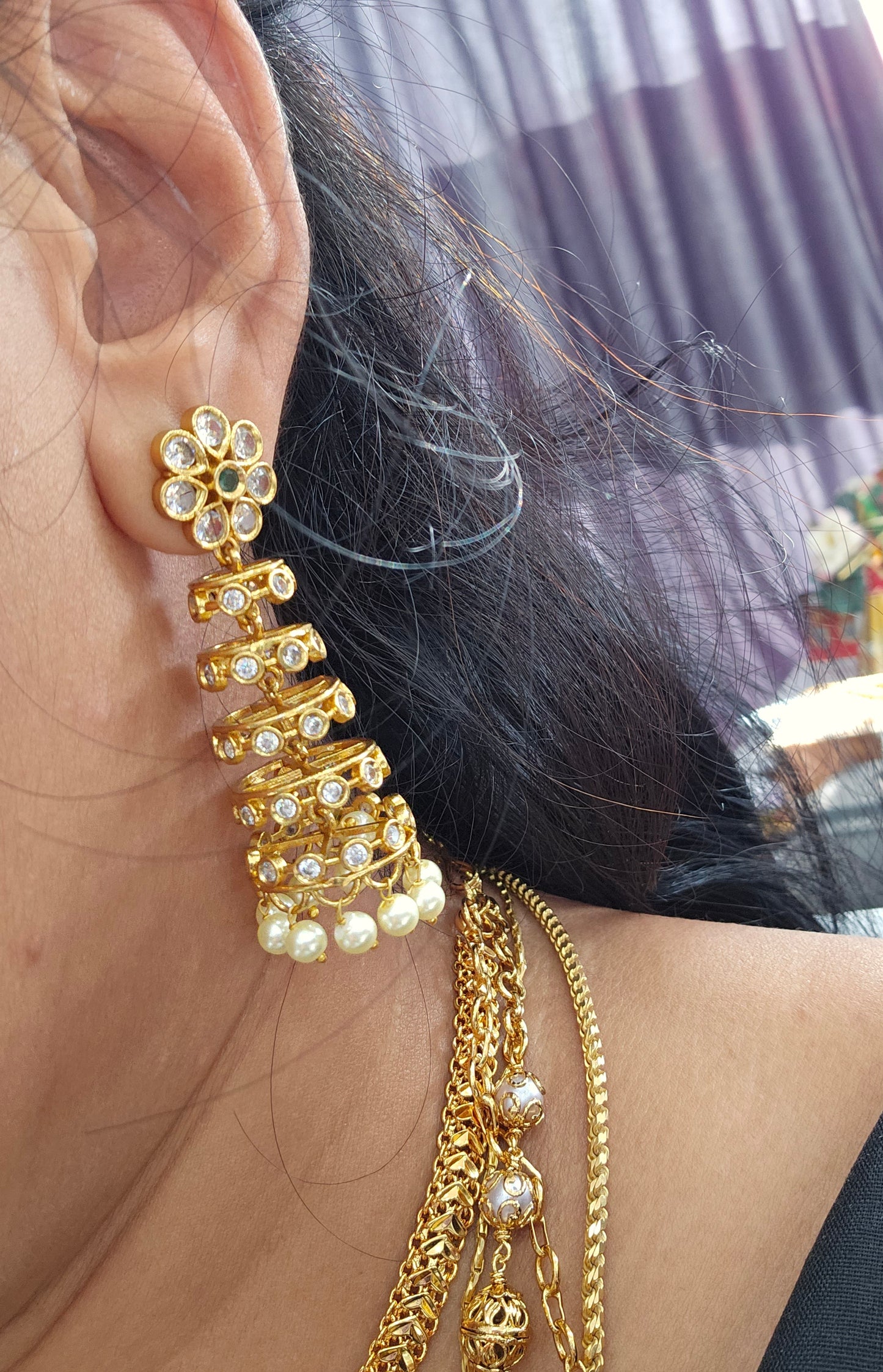 Buttalu earings code SLS 214J