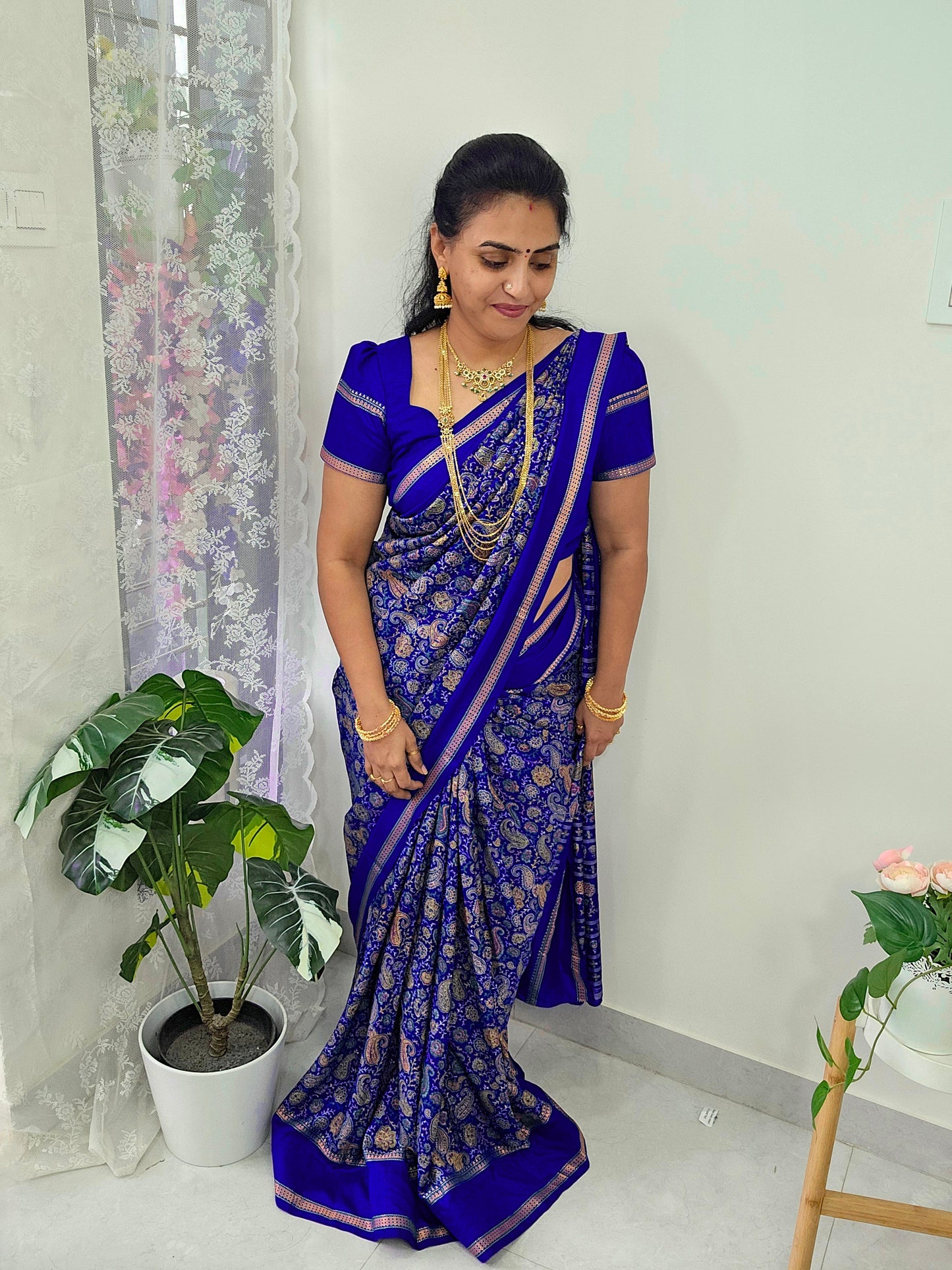 Saree un stitch blouse code SLS 682