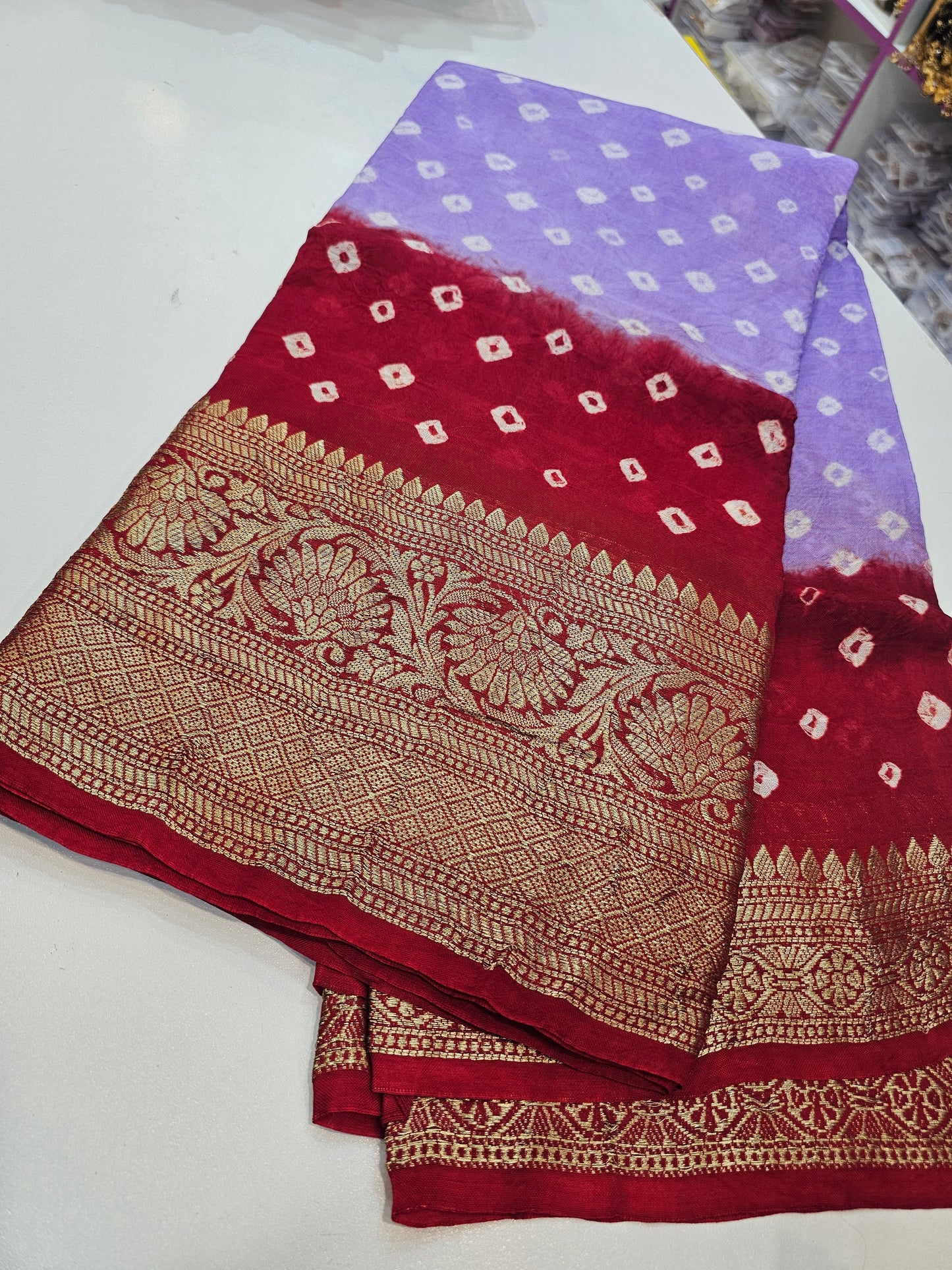 Saree un stiched blouse Code SLS277