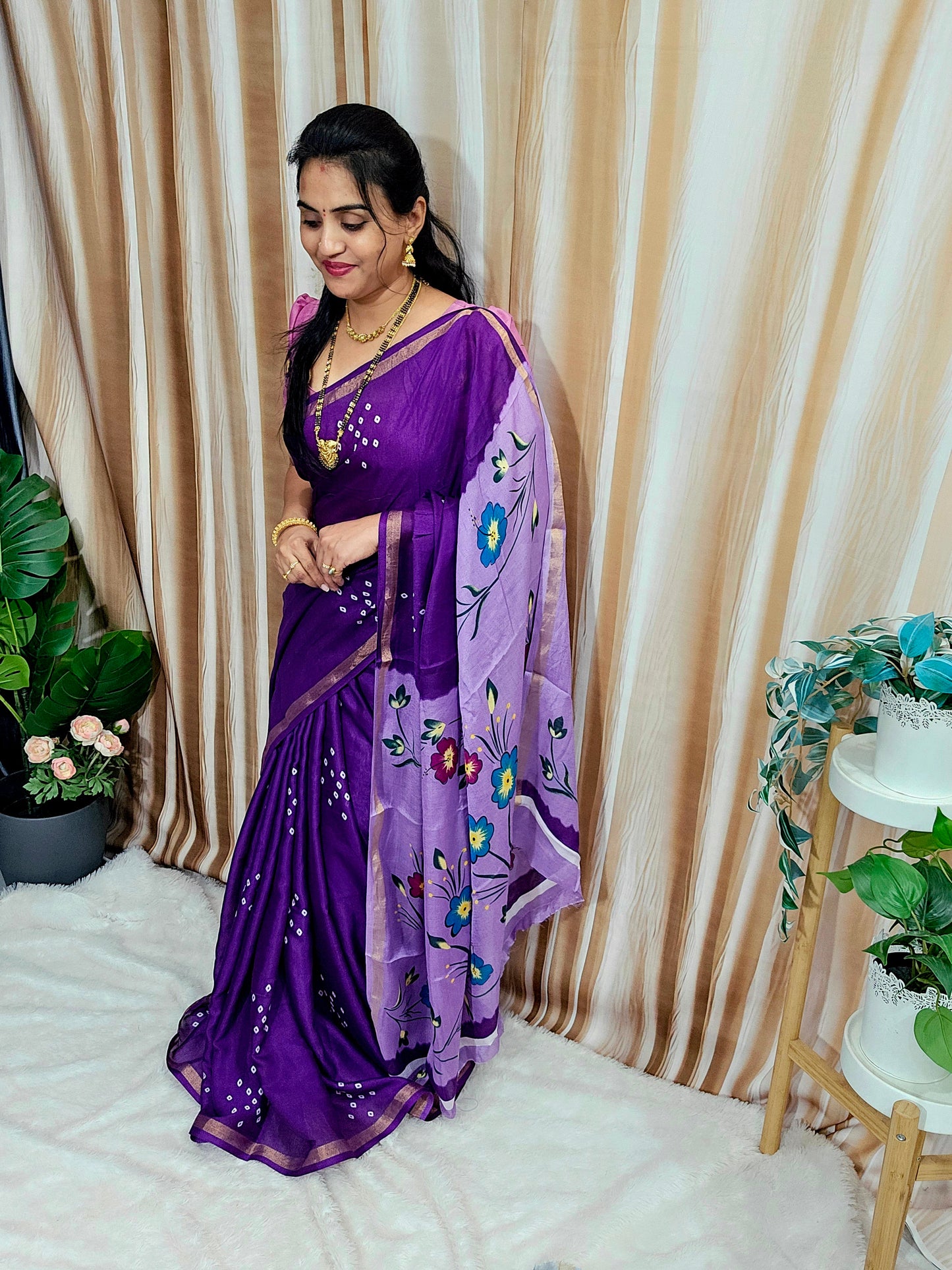 Saree un stiched blouse code SLS 642