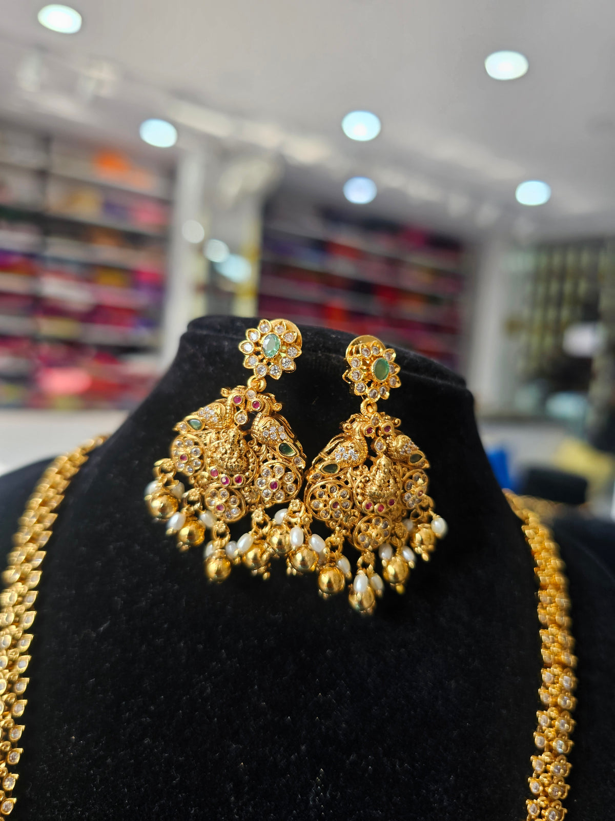 Long set with earrings code SLS 867J