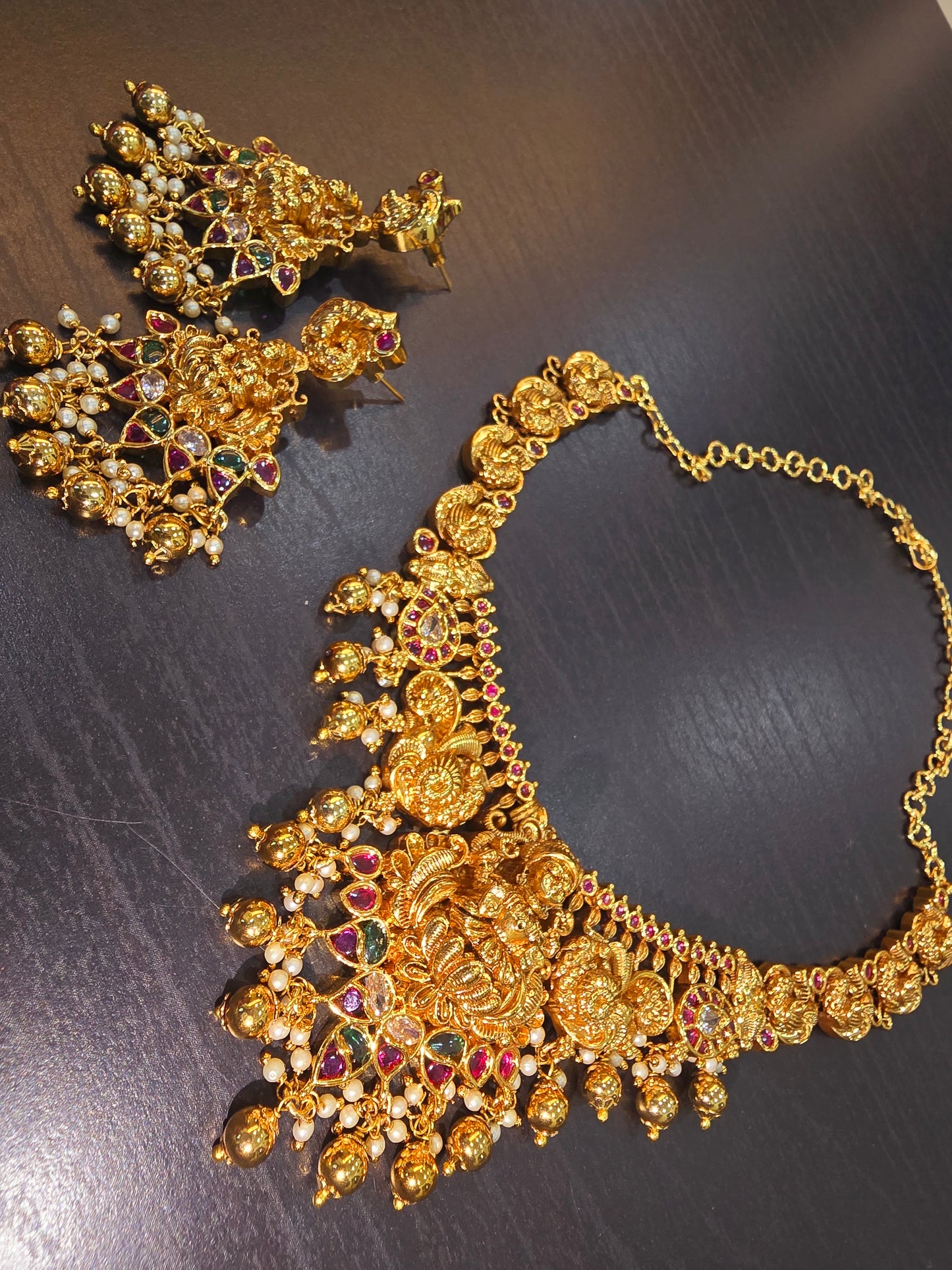 Neck set with earrings Code SLS 346 J