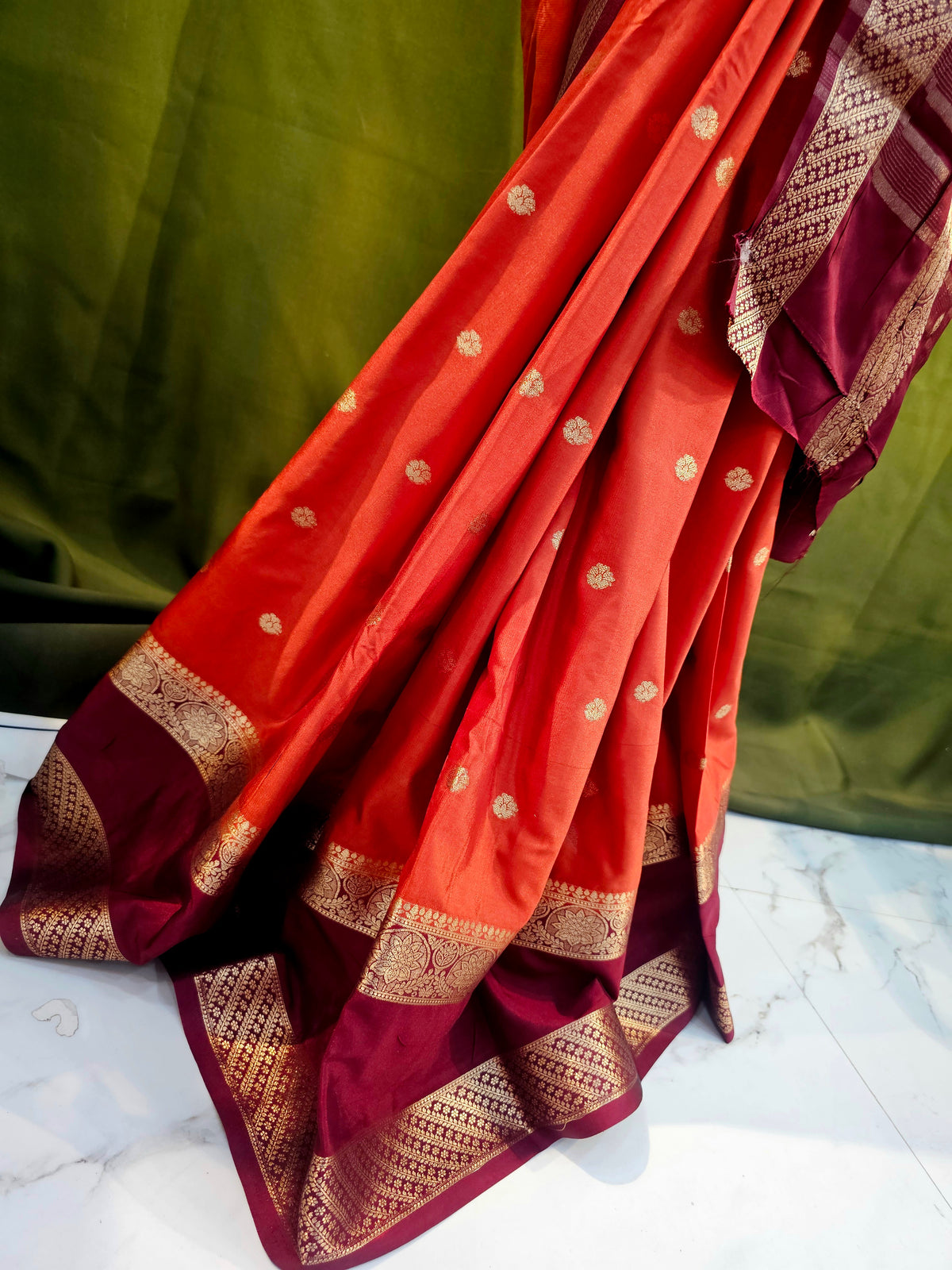 Saree un stiched blouse code SLS 736