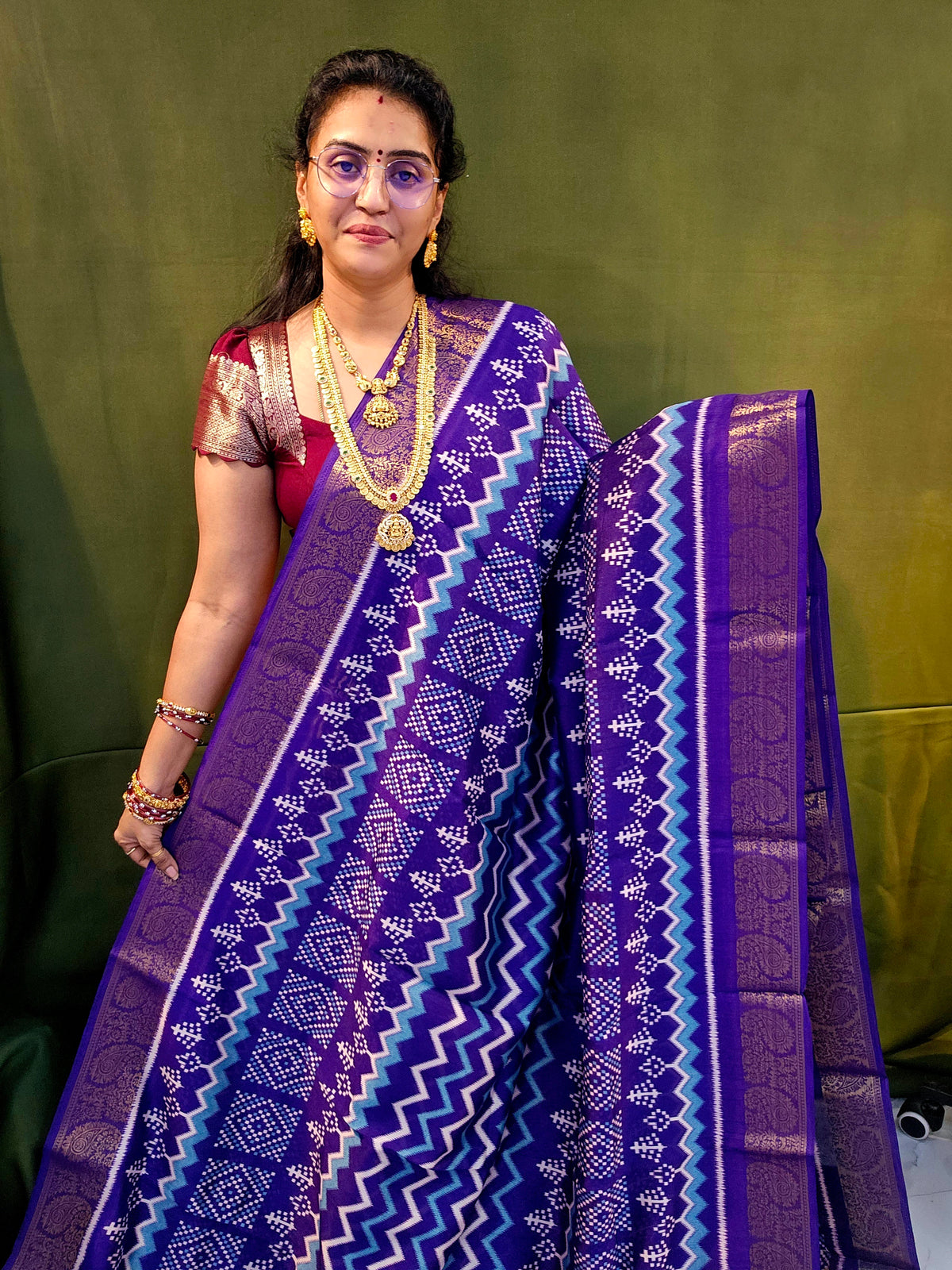 Saree un stiched blouse code SLS 737