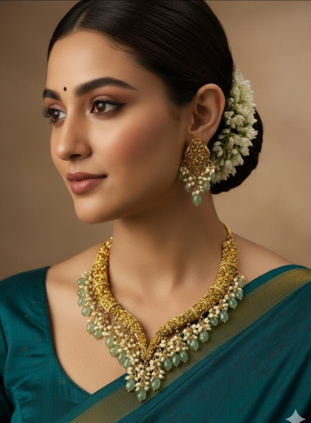 Neck set with earrings Code SLS249J