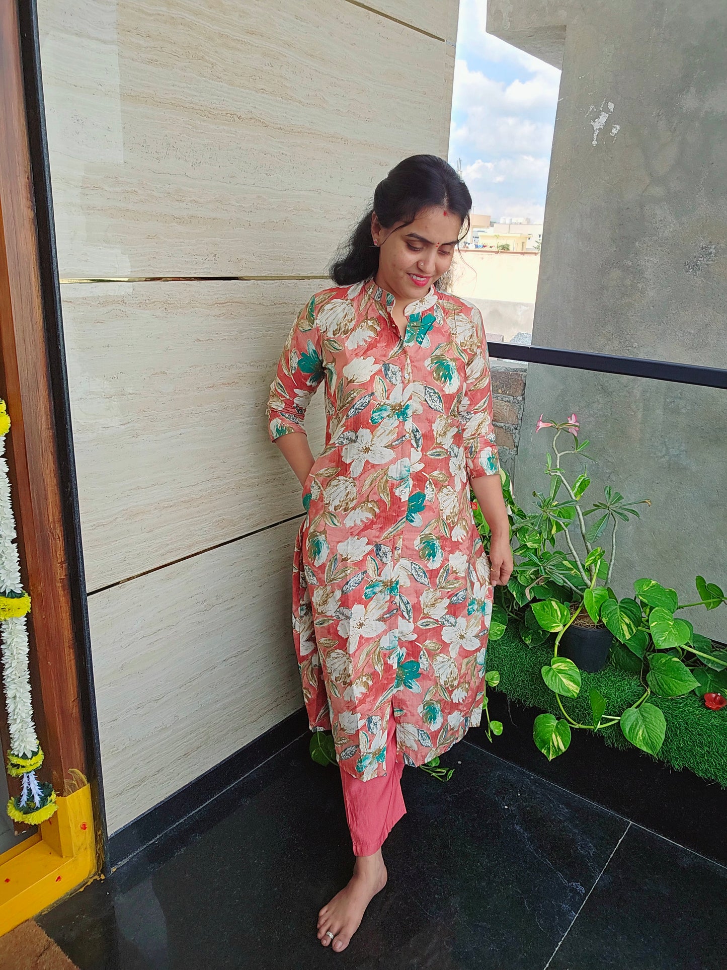 Code SLS 213 2 peac set full stiched