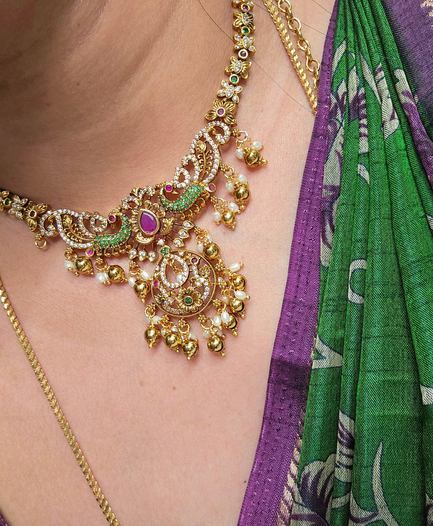 Neck set with earrings code SLS 726J