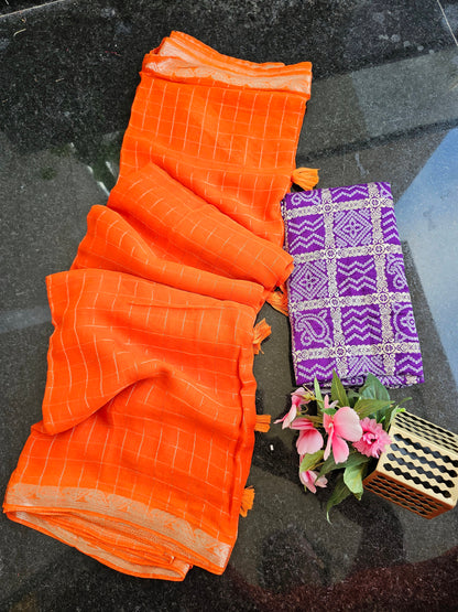 Pure Viscose saree-SLS51