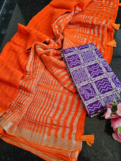 Pure Viscose saree-SLS51