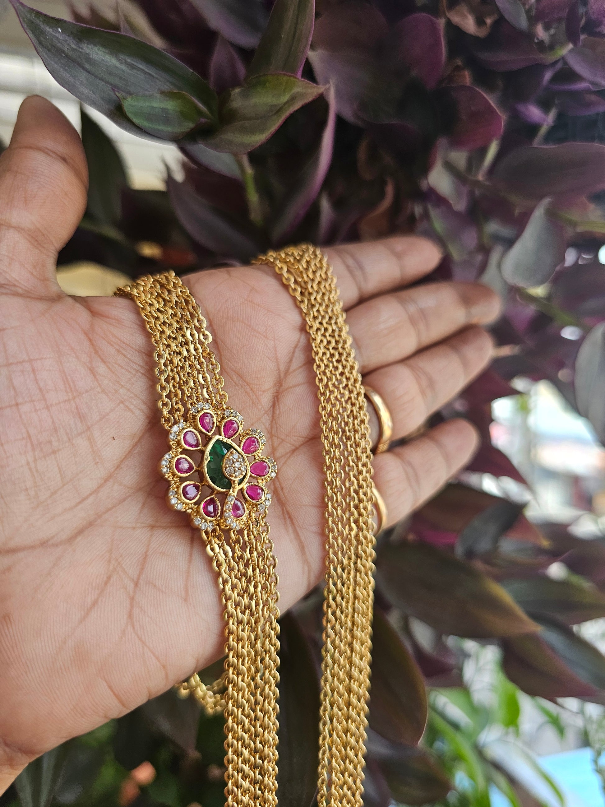 3D Diamond replica chandra haram SLS14J – SLS Fashion World