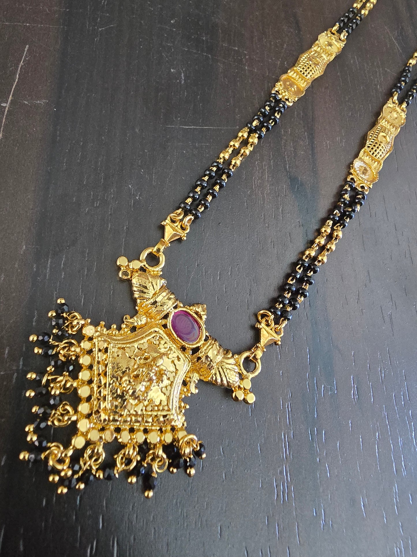 Black beads chain code SLS 203J