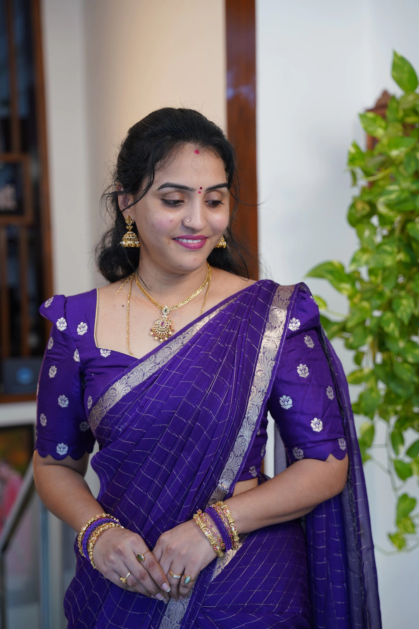 Viscose raw mango sarees - SLS12