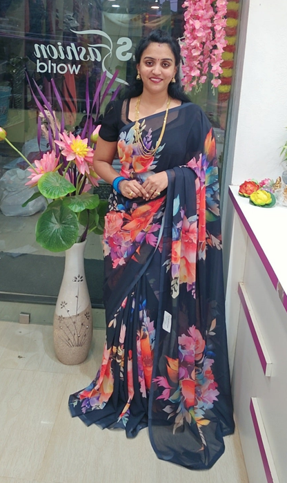 Pure viscose Georgette