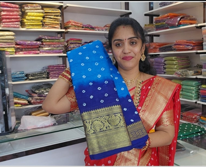 Saree un stiched blouse - SLS83