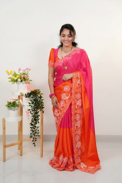 Chiniyan silk sarees- SLS48