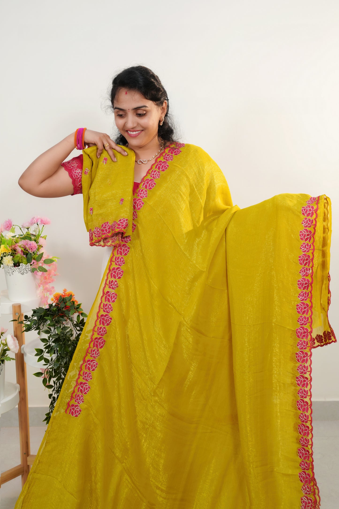 Space silk saree - SLS49