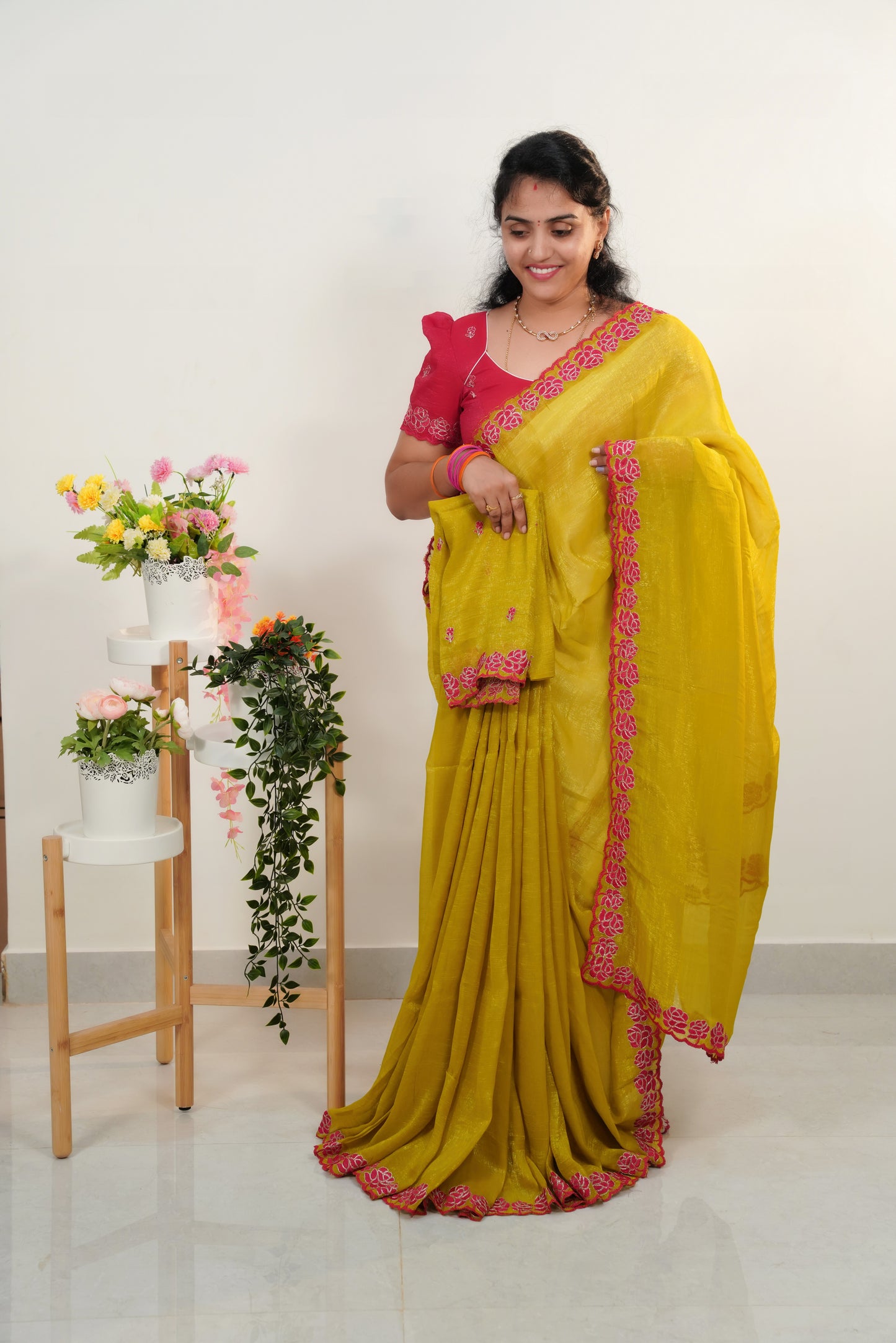 Space silk saree - SLS49