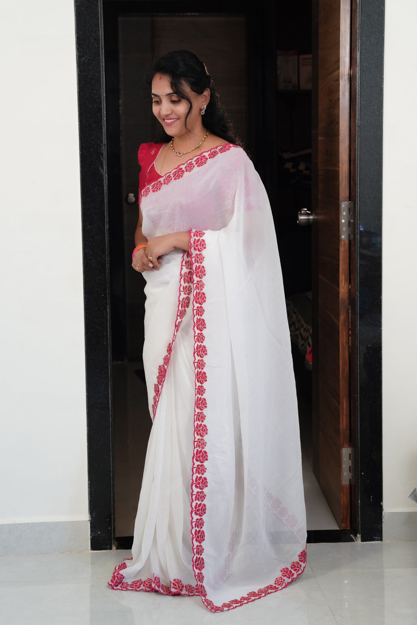 Space silk saree - SLS49