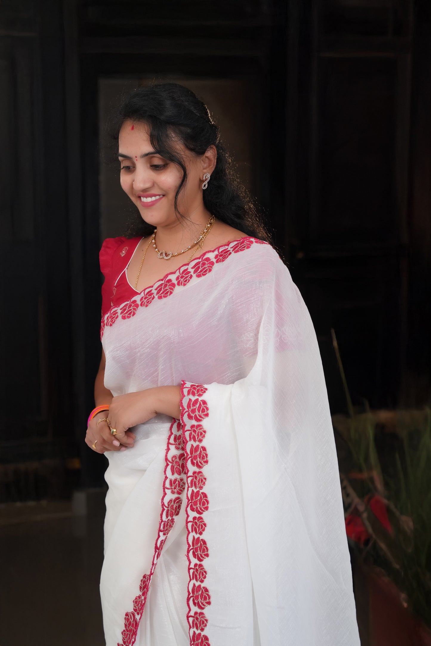 Space silk saree - SLS49