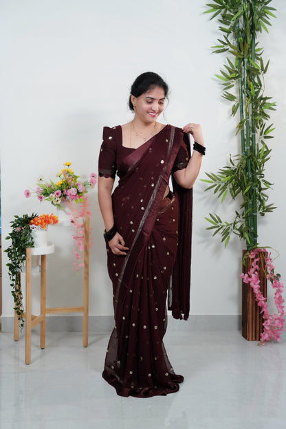 Viscose dying saree-SLS50