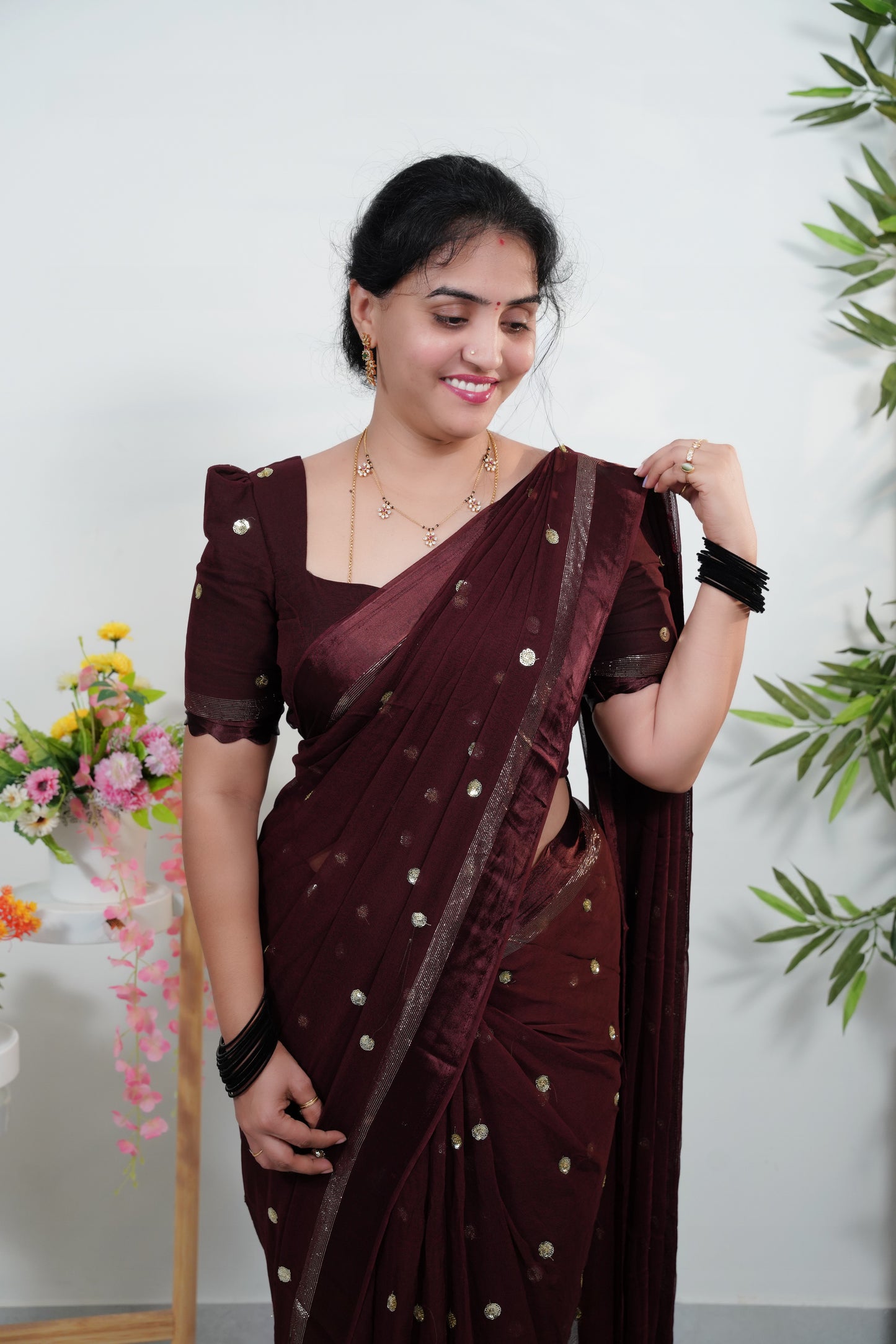 Viscose dying saree-SLS50