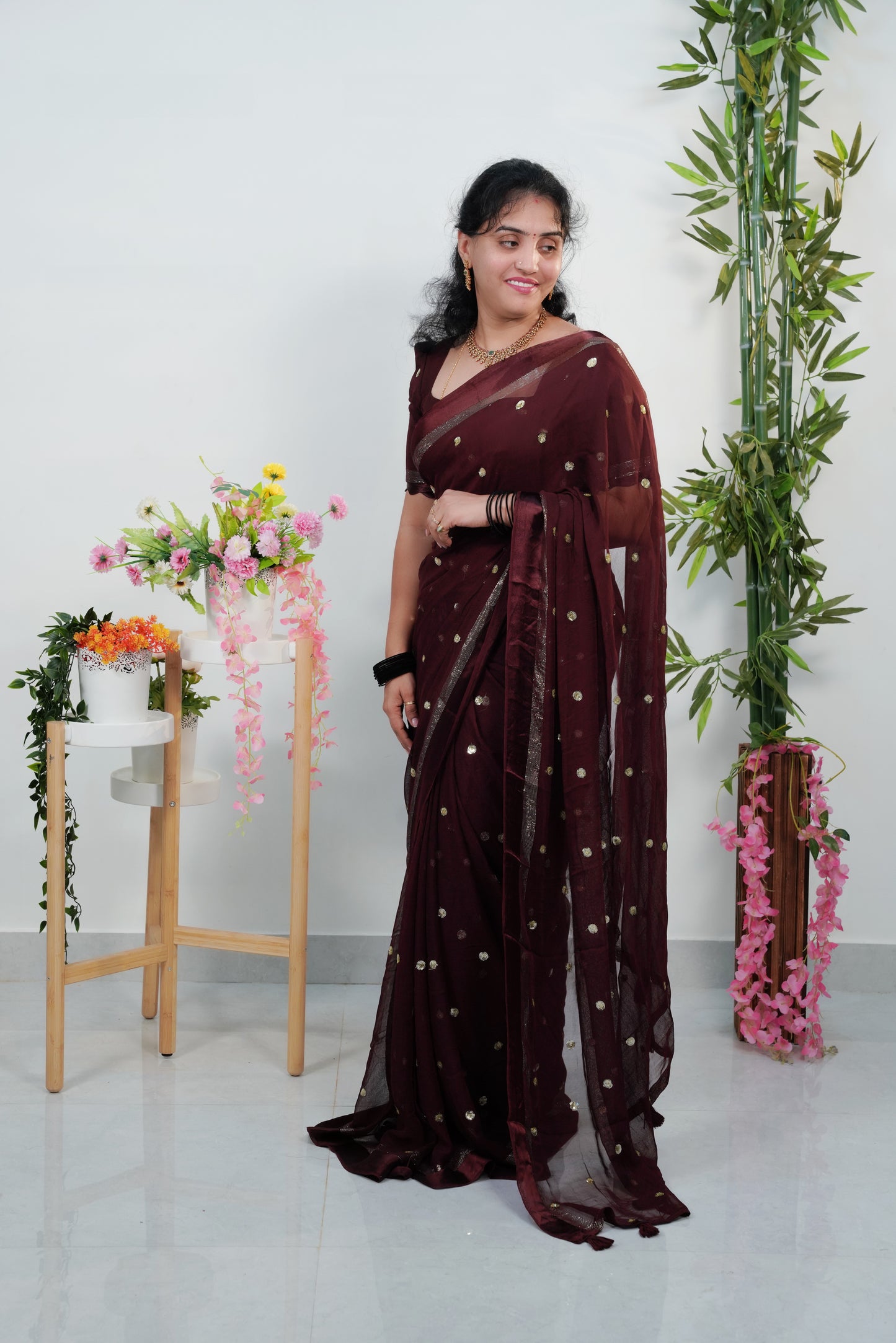 Viscose dying saree-SLS50