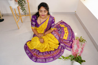 Pochampalli matka silk saree-SLS46
