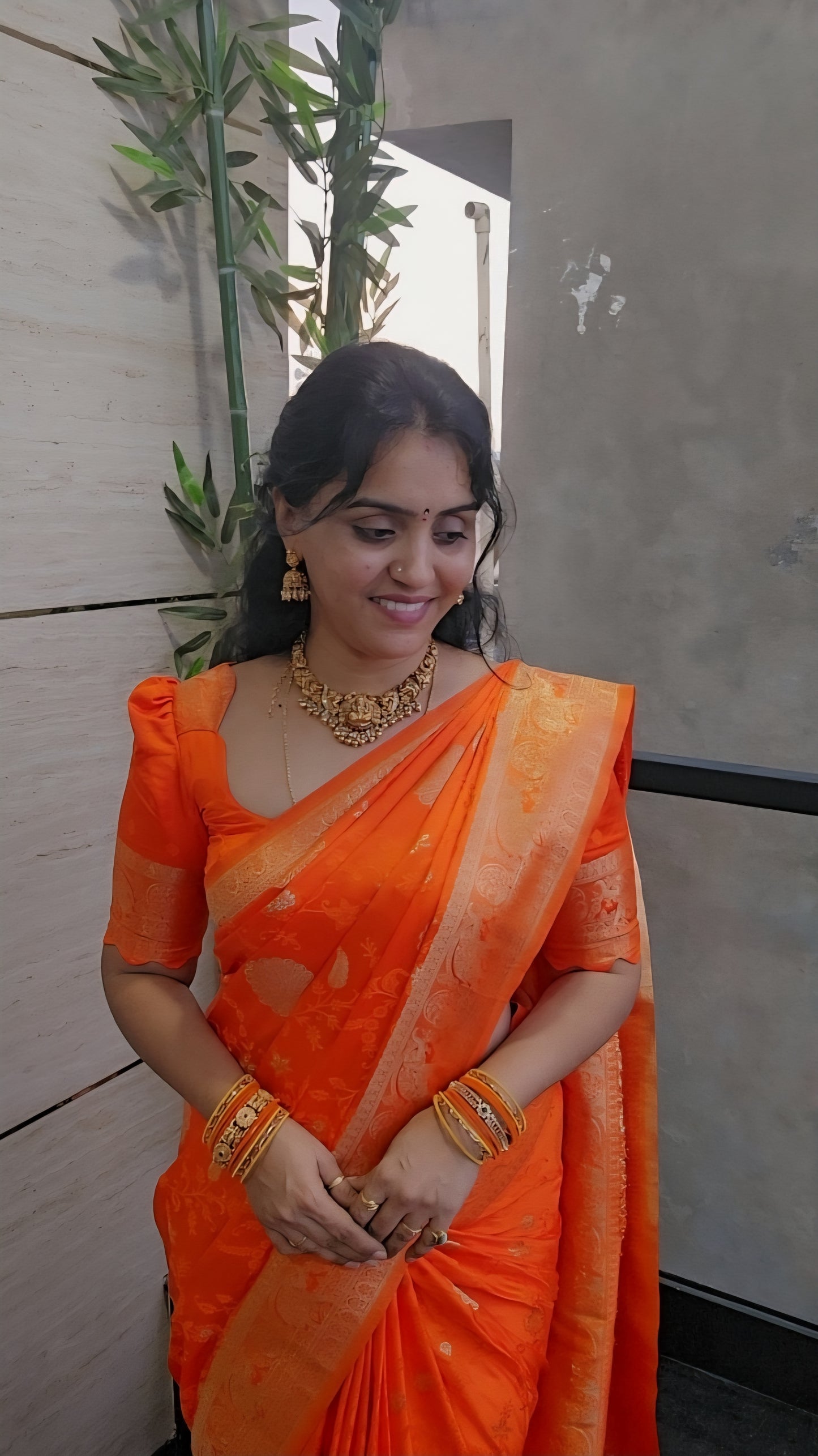 Banarasi Mushroom silk saree- SLS43