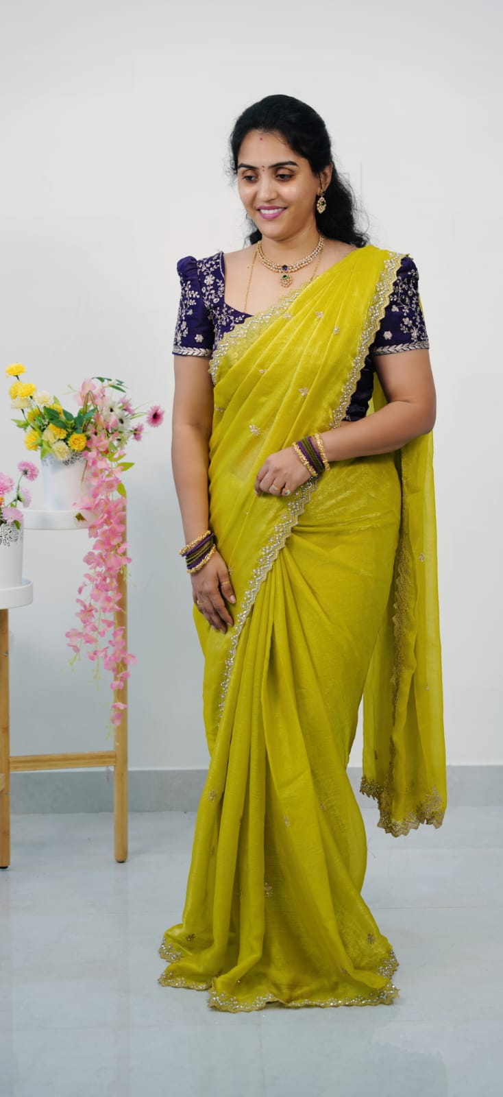 Space silk heavy work blouse-SLS31