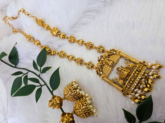 Mala with earrings code SLS 383J