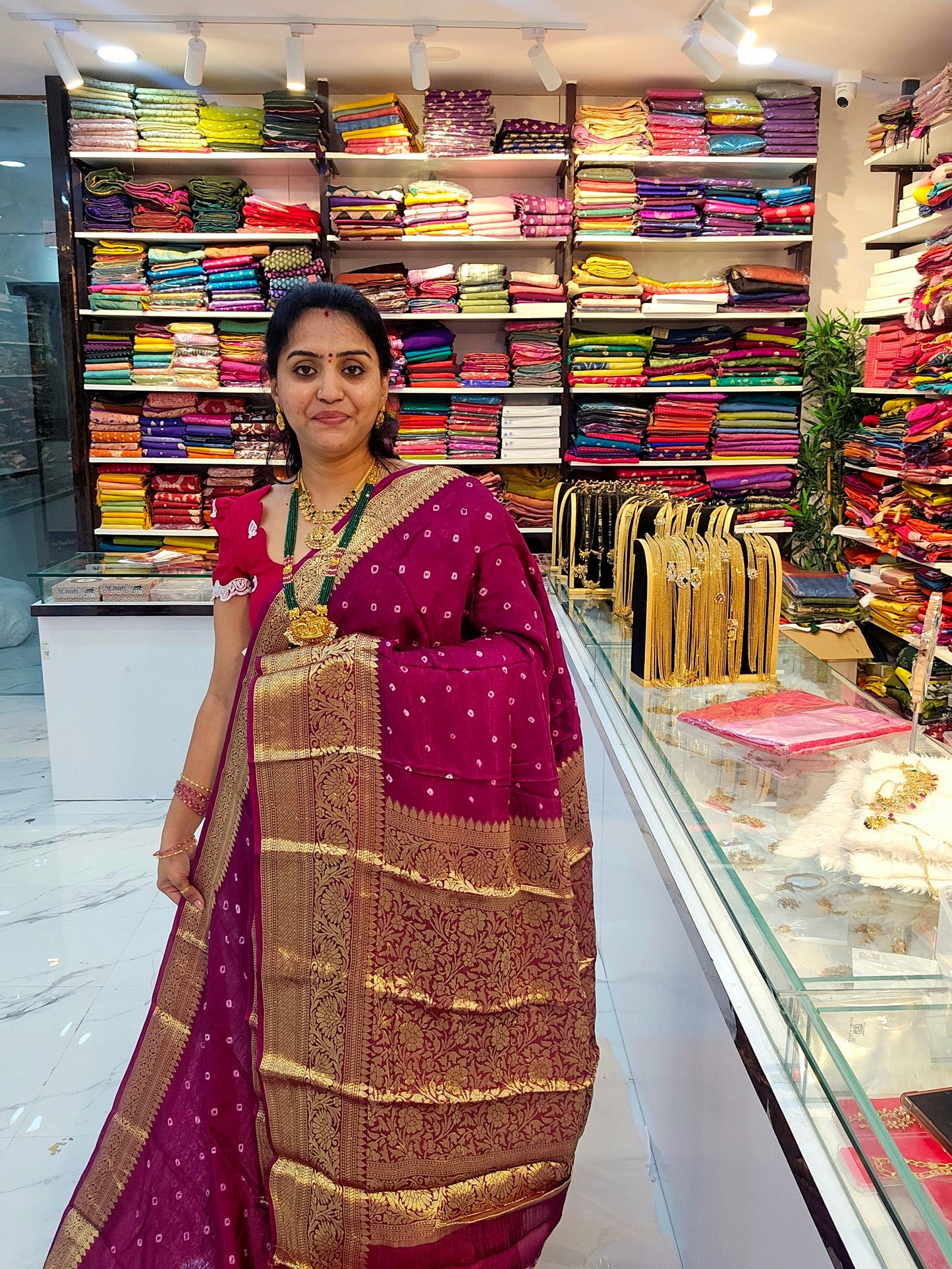 Saree un stiched blouse code SLS 678