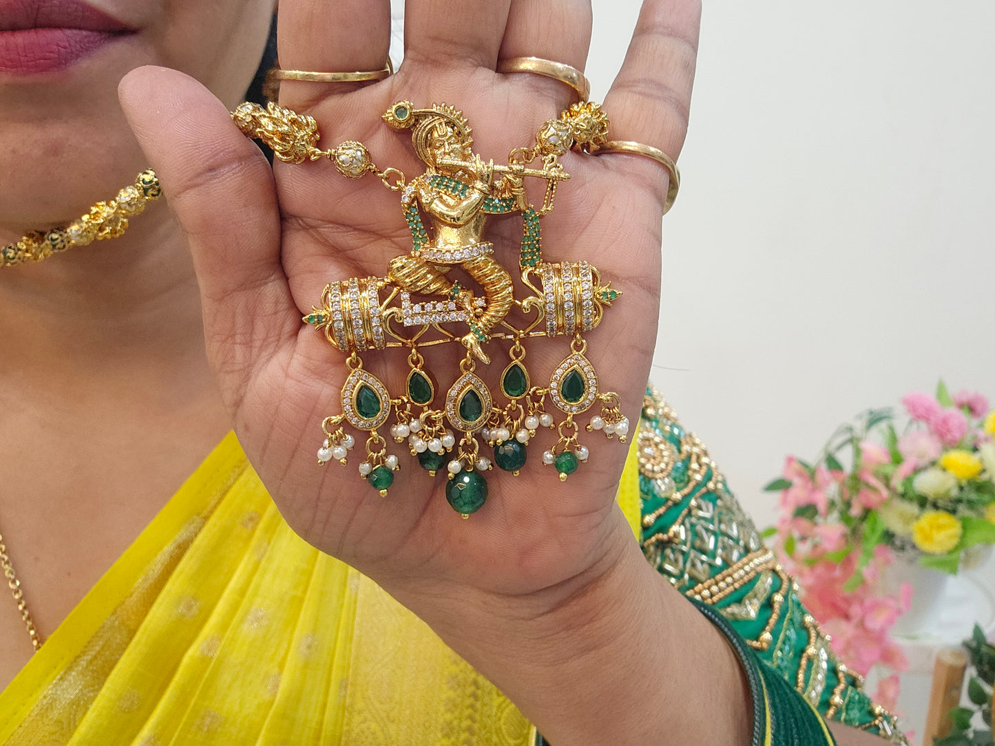 Handmade Sri Krishna Mala  - SLS92J