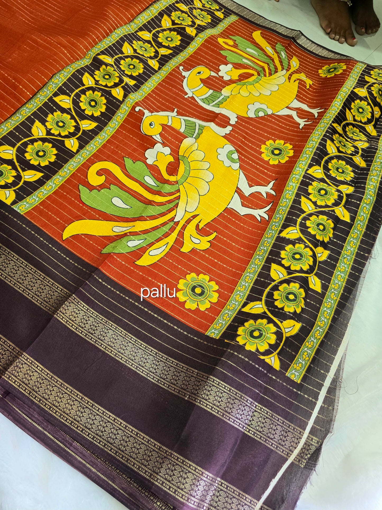 Saree un stiched blouse code SLS 391