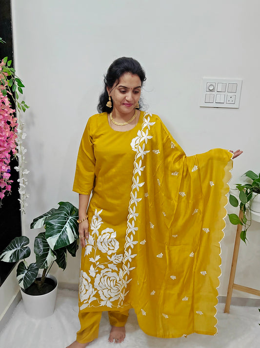 3 peace kurthi set SLS 336