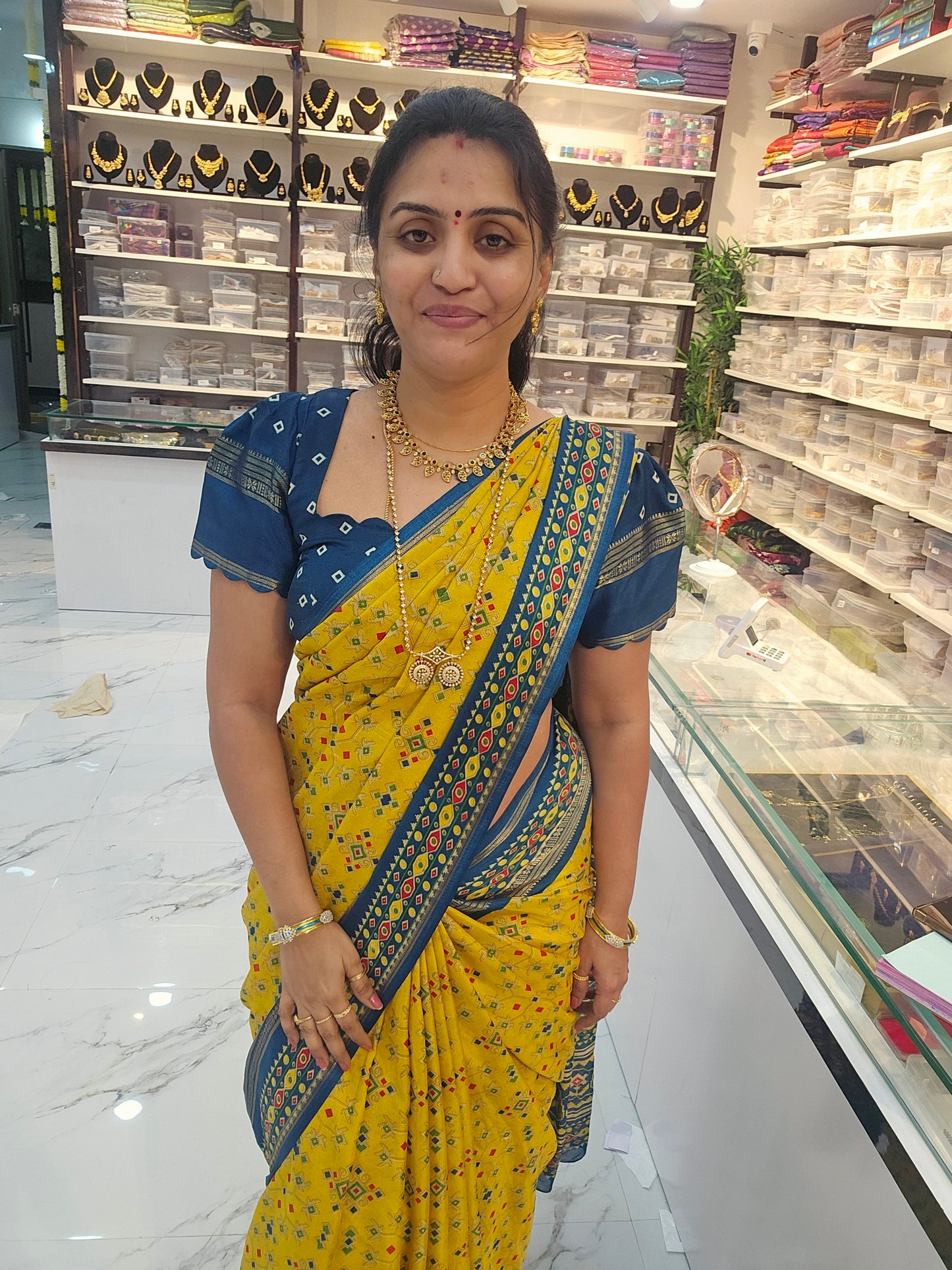 Saree un stiched blouse code SLS 714
