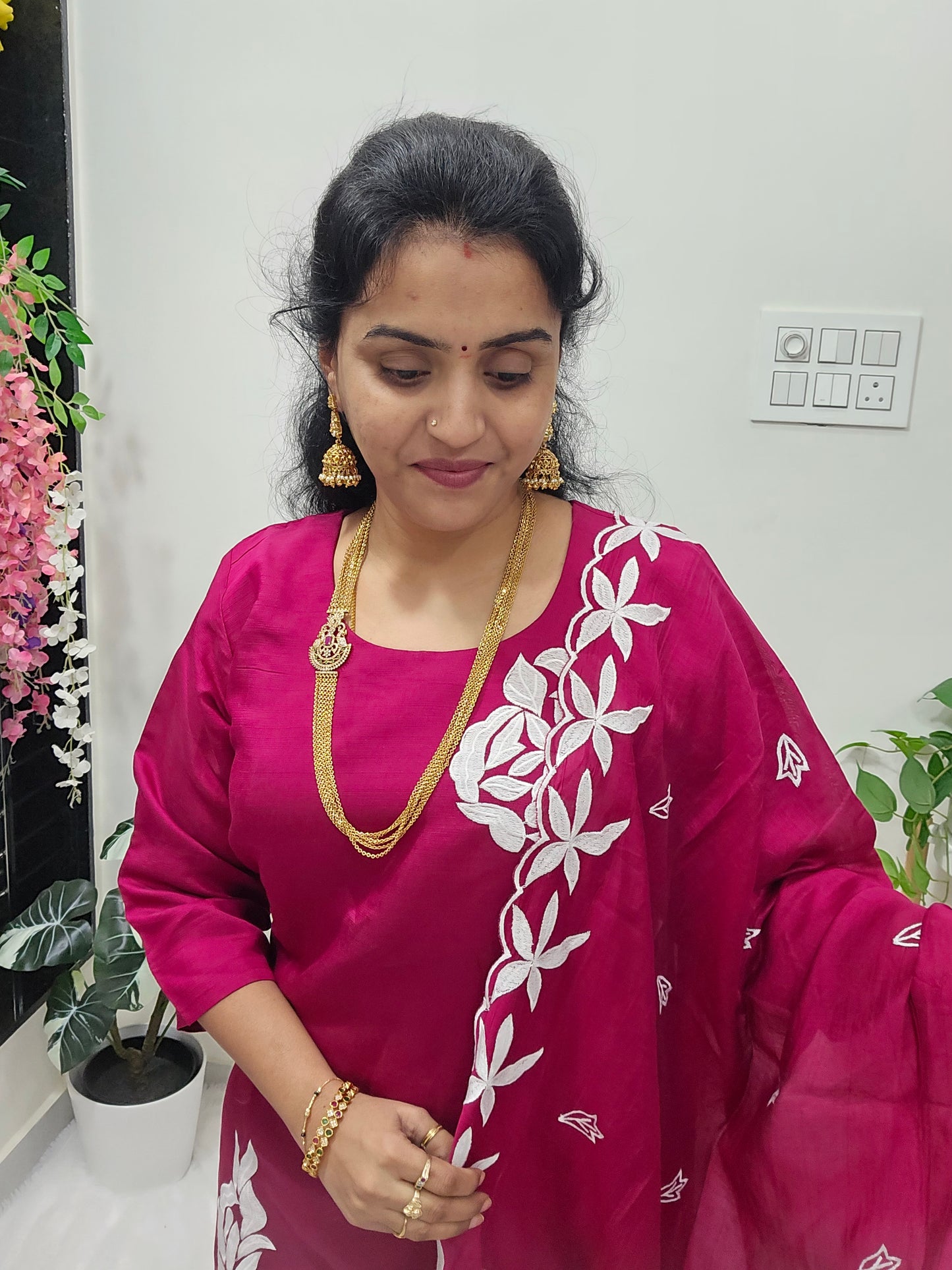 3 peace kurthi set Code SLS 338