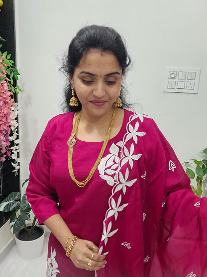 3 peace kurthi set Code SLS 338