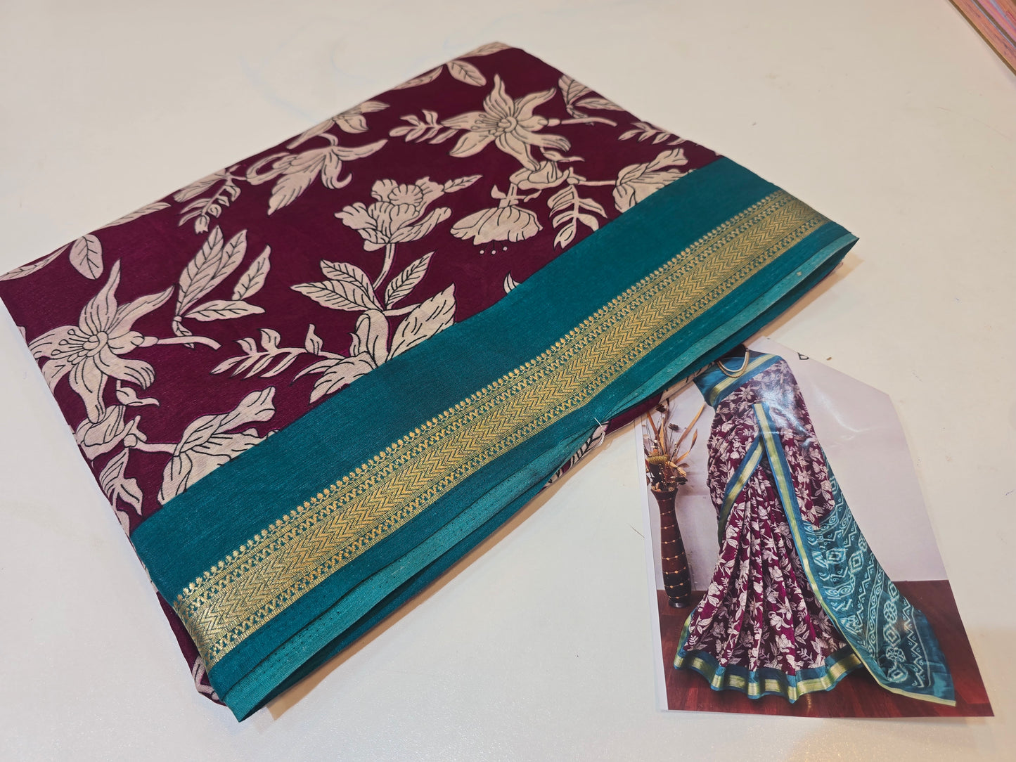 Saree un stiched blouse code SLS 309