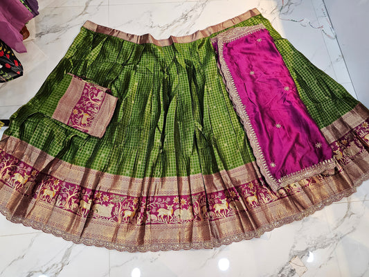 Sami stiched  lehenga set coad SLS 557