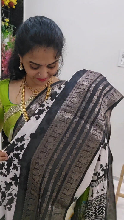Saree un stiched blouse  code SLS 228
