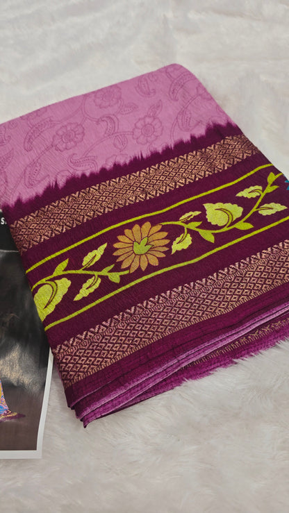 Saree un stiched blouse code SLS 332