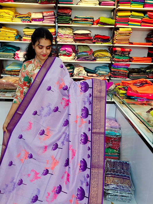 Code SLS 210 saree un stiched blouse