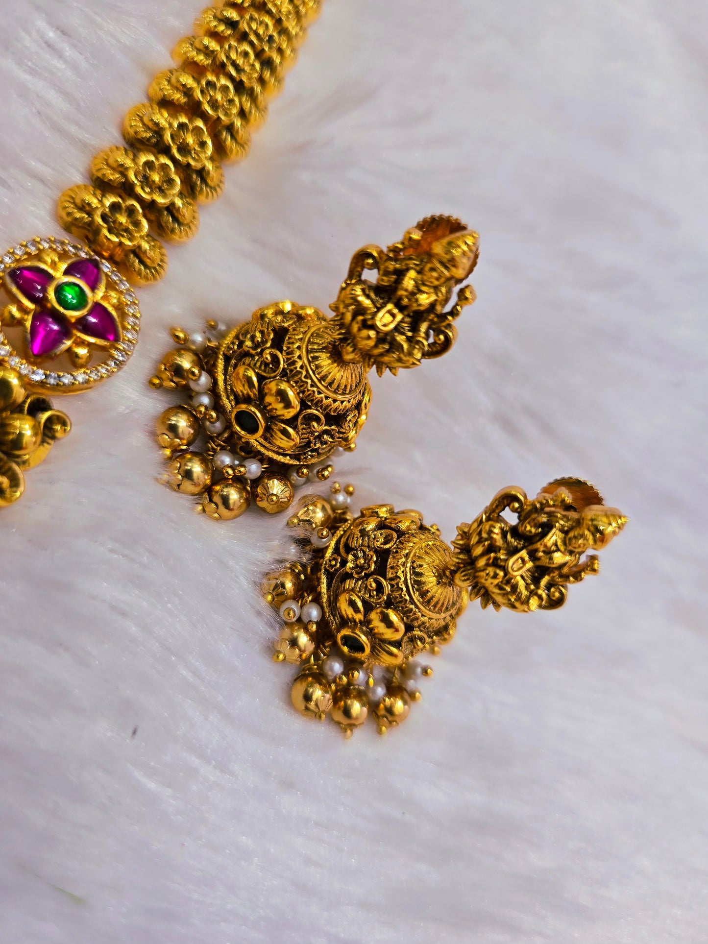 Long set with earrings Code SLS 393J