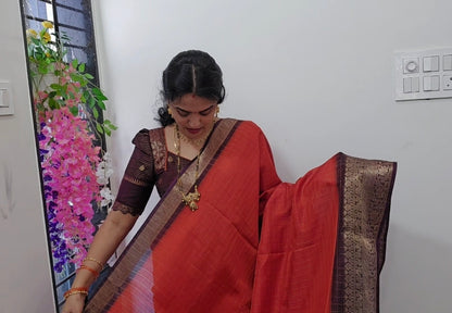 Saree un stiched blouse code SLS 377