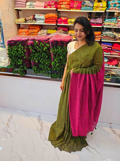 Saree un stiched blouse code SLS 386