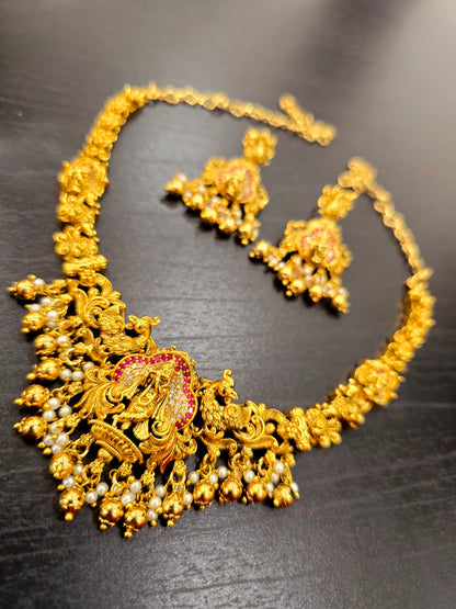 Neck set with earrings Code SLS 335 J