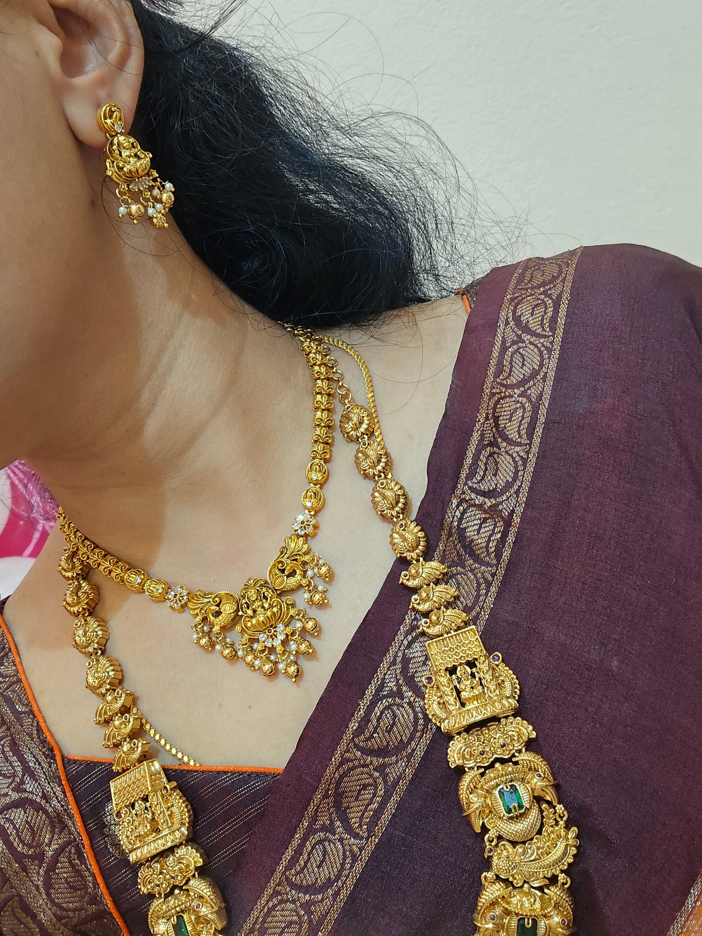 Neck set with earrings code SLS 234 J