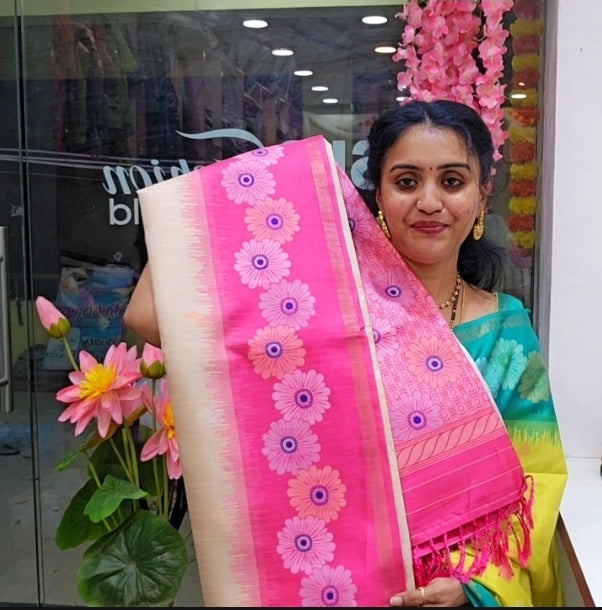 Saree un stitched blouse -SLS 65