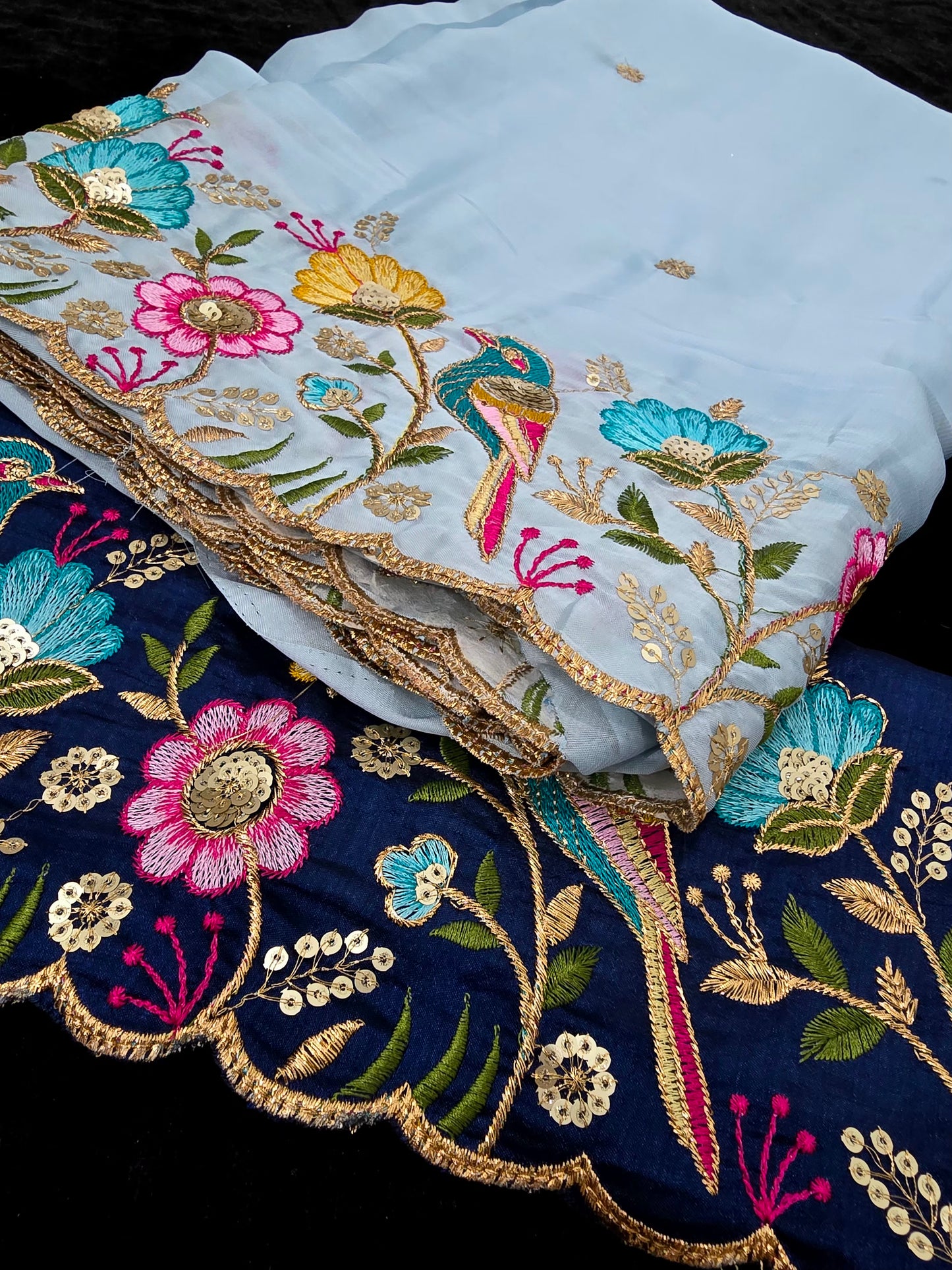 Saree un stiched blouse code SLS 605